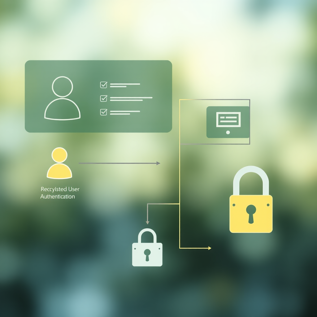 Authorized user access control system showing multi-factor authentication, role-based permissions, and secure access management for encrypted data systems
